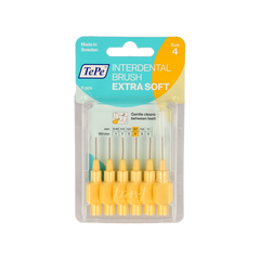 TePe Interdentale rager extra soft licht geel maat 4 6 Stuks