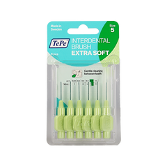 TePe Interdentale rager extra soft licht groen maat 5 6 Stuks
