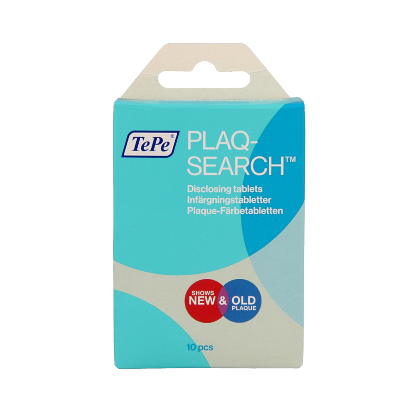 TePe PlaqSearch tabletten 10 Stuks