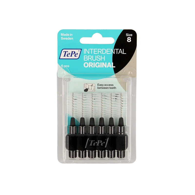 TePe Interdentale rager zwart maat 8 6 Stuks