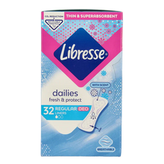 Libresse Inlegkruisjes daily fresh normaal deo fresh 32 Stuks