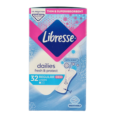 Libresse Inlegkruisjes daily fresh normaal deo fresh 32 Stuks
