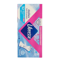 Libresse Inlegkruisjes daily fresh normaal deo fresh 32 Stuks
