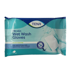 Tena Wetwash glove mild geparfumeerd 5 Stuks