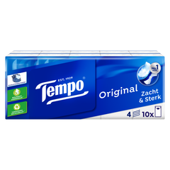 Tempo Regular 10 x 10 stuks 100.00 Stuks