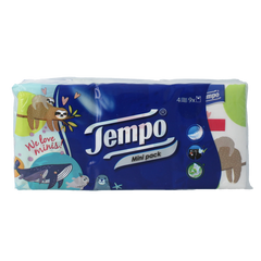 Tempo Tempo zakdoekje mini 4 laags 9 Stuks