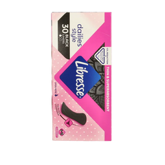 Libresse Inlegkruisjes normaal black 30 Stuks