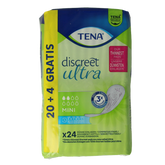 Tena Discreet ultra pads mini 24 Stuks