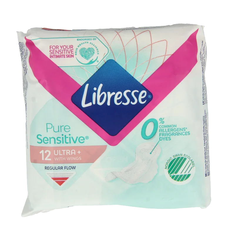 Libresse Maandverband pursens ultra normaal 12 Stuks