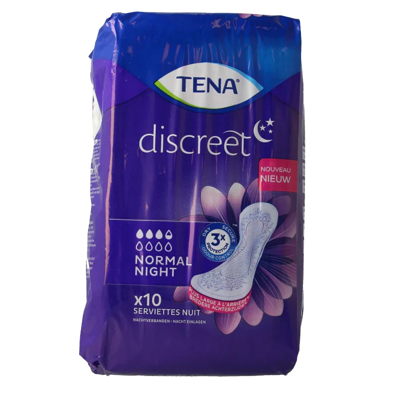 Tena Discreet normal night 10 Stuks
