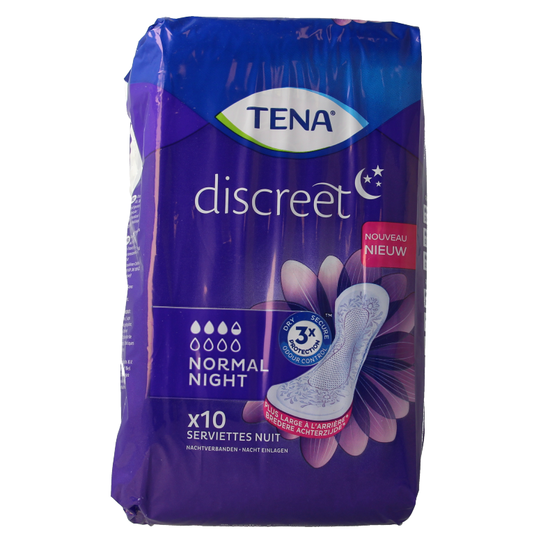 Tena Discreet normal night 10 Stuks