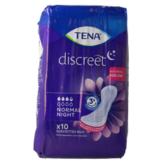 Tena Discreet normal night 10 Stuks
