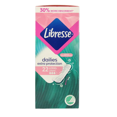 Libresse Inlegkruisjes extra protect long 22 Stuks