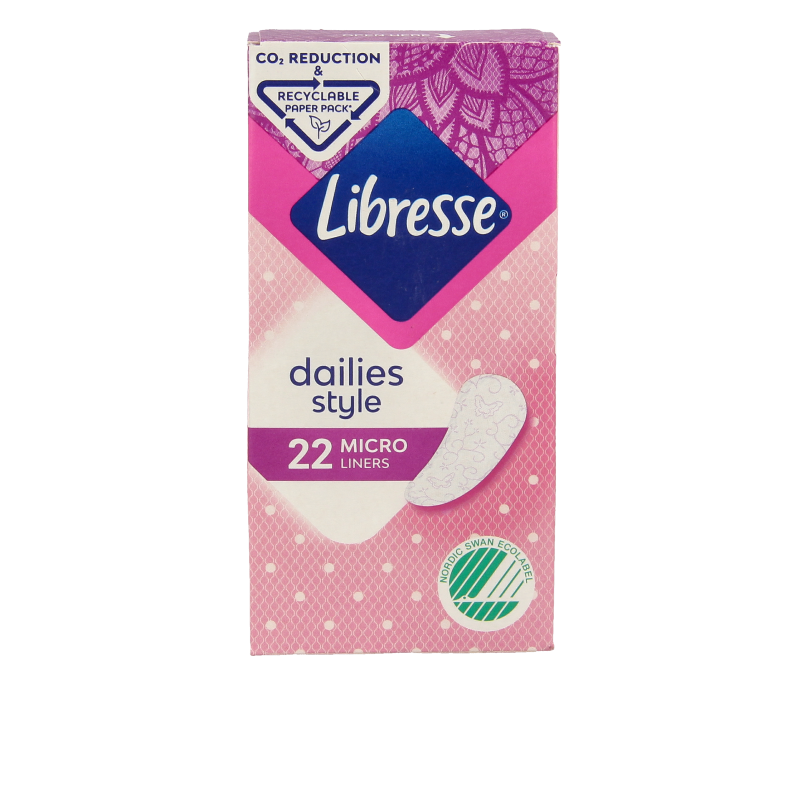 Libresse Inlegkruisjes micro 22 Stuks