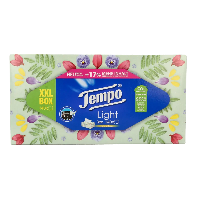 Tempo Tissue box XXL 3-laags 140 Stuks