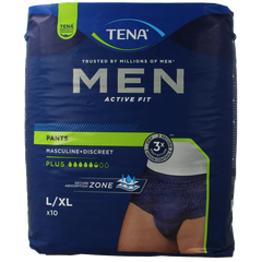 Tena Men active fit pants plus L/XL 10 Stuks