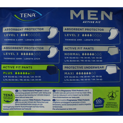 Tena Men active fit pants plus L/XL 10 Stuks