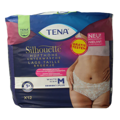 Tena Silhouette plus low waist wit M 12 Stuks
