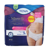 Tena Silhouette plus low waist wit L 10 Stuks