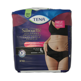 Tena Silhouette plus low waist zwart L 10 Stuks