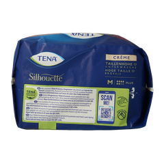Tena Silhouet plus high waist creme medium 9 Stuks