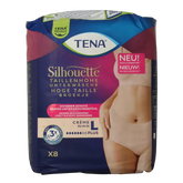 Tena Silhouet plus high waist creme large 8 Stuks