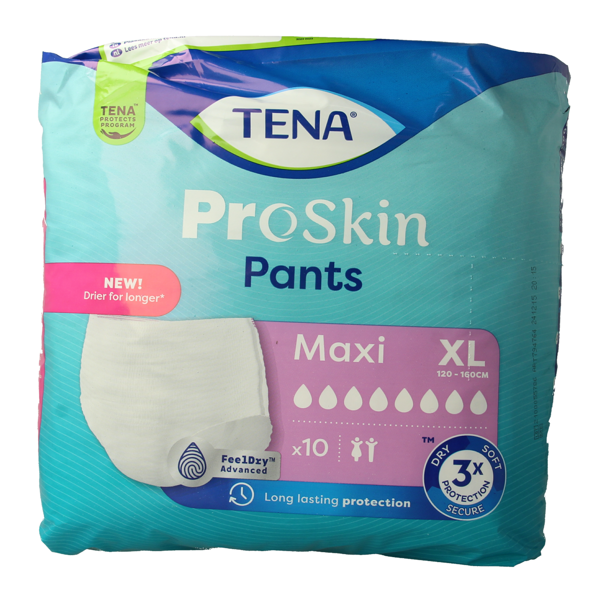 Tena Proskin pants maxi XL 10.00 Stuks