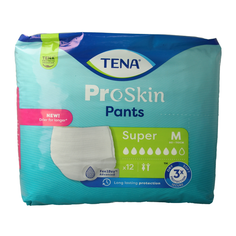 Tena Proskin pants super M 12 Stuks