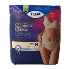 Tena Silhouet classic+ high waist creme M 9 Stuks