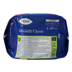 Tena Silhouet plus high waist creme L 8 Stuks