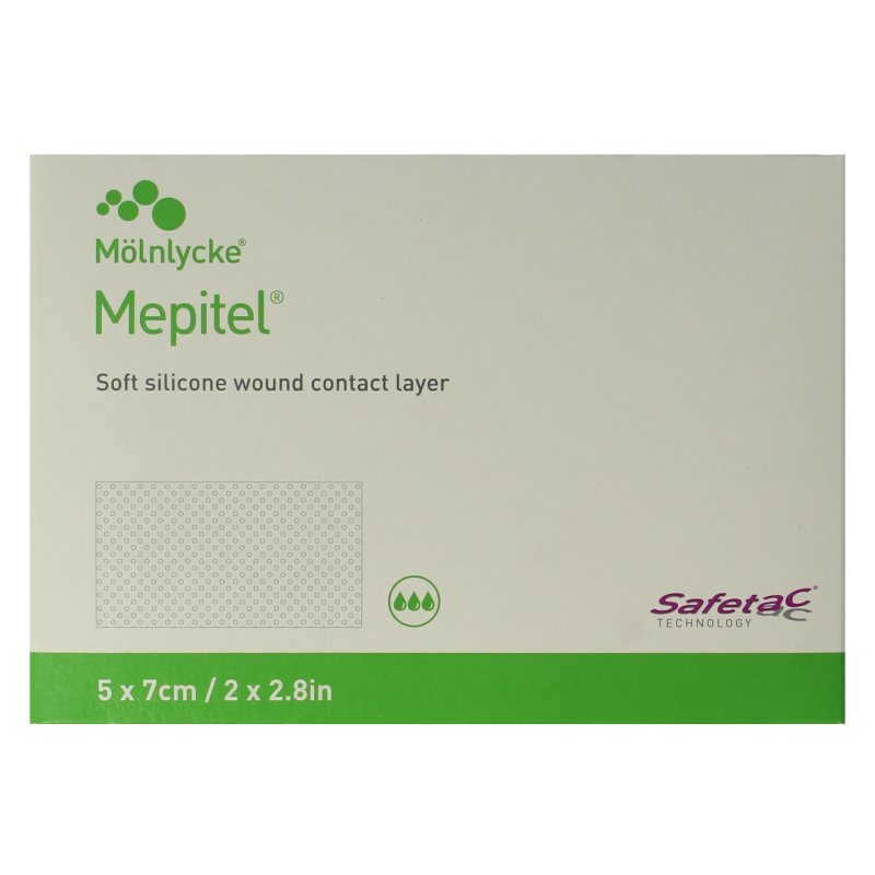 Mepitel Steriel 5 x 7cm 5 Stuks