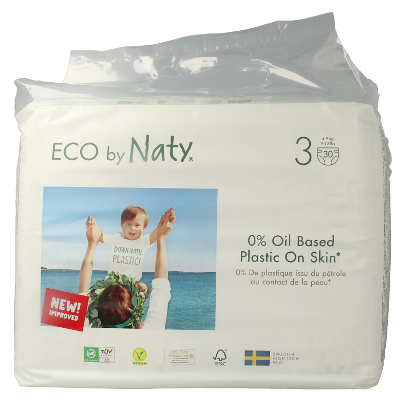 Naty Luiers 3 midi 4-9 kg 30 Stuks