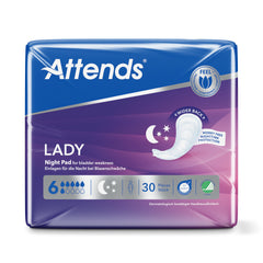 Attends Lady night pad 6 30 Stuks