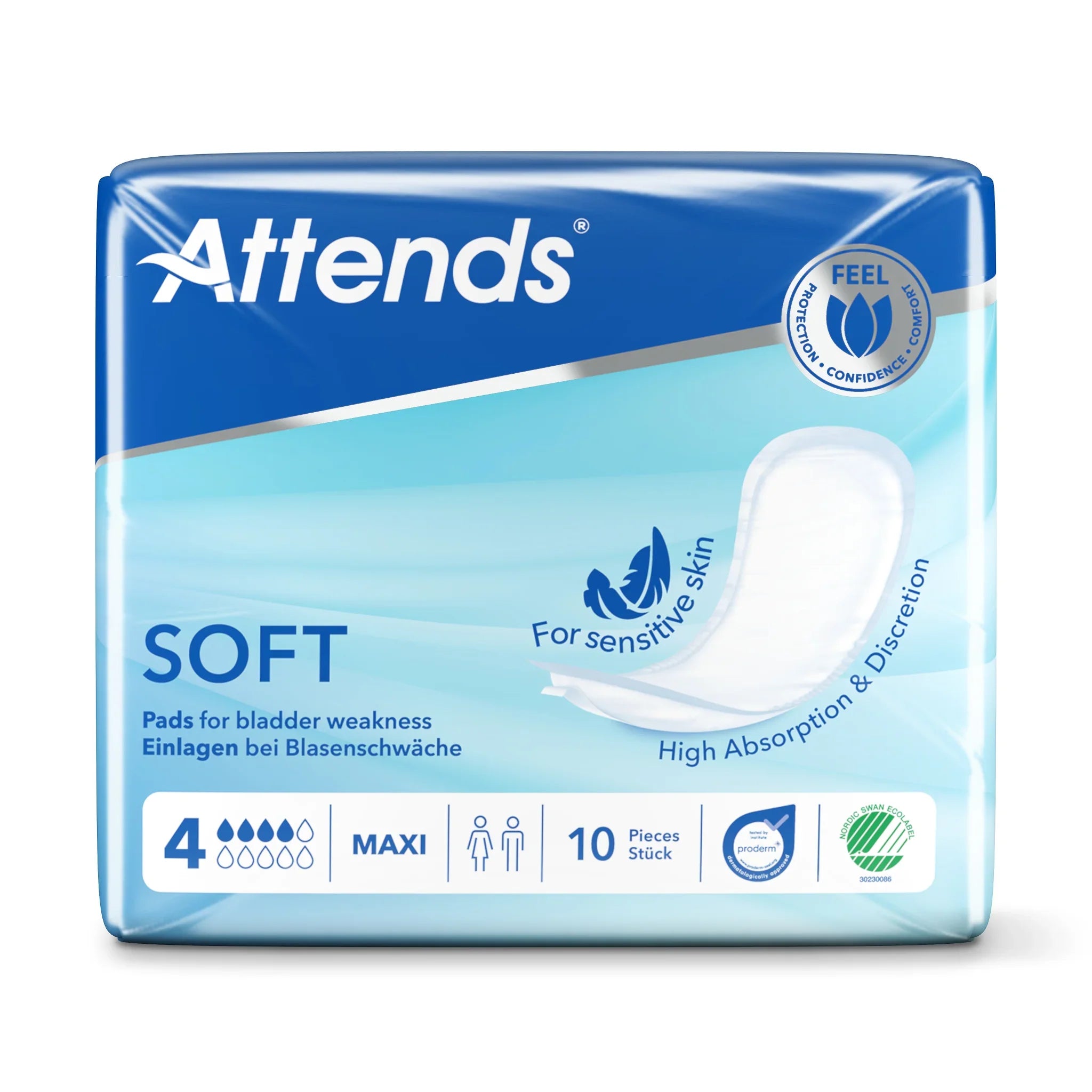 Attends Inlegger soft maxi 4 10 Stuks