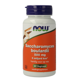 NOW Saccharomyces boulardii 500mg 60 Vegetarische capsules
