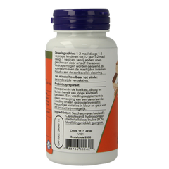NOW Saccharomyces boulardii 500mg 60 Vegetarische capsules