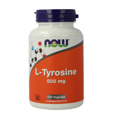 NOW L-Tyrosine 500mg 120 Vegetarische capsules