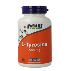 NOW L-Tyrosine 500mg 120.00 Vegetarische capsules
