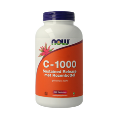 NOW C-1000 Sustained Release met rozenbottel 250.00 Tabletten