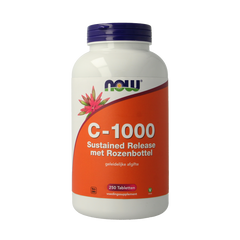 NOW C-1000 Sustained Release met rozenbottel 250 Tabletten