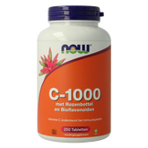 NOW Vitamine C-1000 met rozenbottel en bioflavonoiden 250 Tabletten