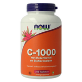 NOW Vitamine C-1000 met rozenbottel en bioflavonoiden 250 Tabletten