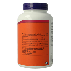 NOW Vitamine C-1000 met rozenbottel en bioflavonoiden 250.00 Tabletten