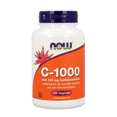 NOW Vitamine C 1000mg bioflavonoiden 100 Vegetarische capsules