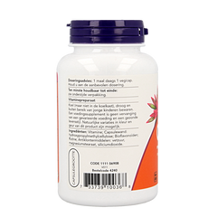 NOW Vitamine C 1000mg bioflavonoiden 100 Vegetarische capsules