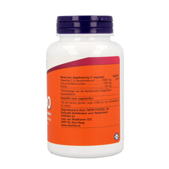 NOW Vitamine C 1000mg bioflavonoiden 100.00 Vegetarische capsules