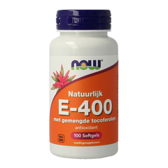 NOW Vitamine E-400 gemengde tocoferolen 100 Softgels