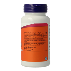 NOW Vitamine E-400 gemengde tocoferolen 100.00 Softgels