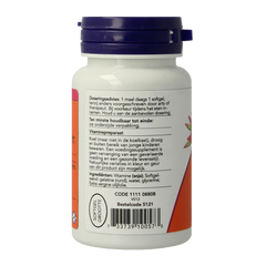 NOW Vitamine E-200 natuurlijke gemengde tocoferolen 100.00 Softgels