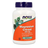 NOW Magnesium citraat 200mg 100 Tabletten